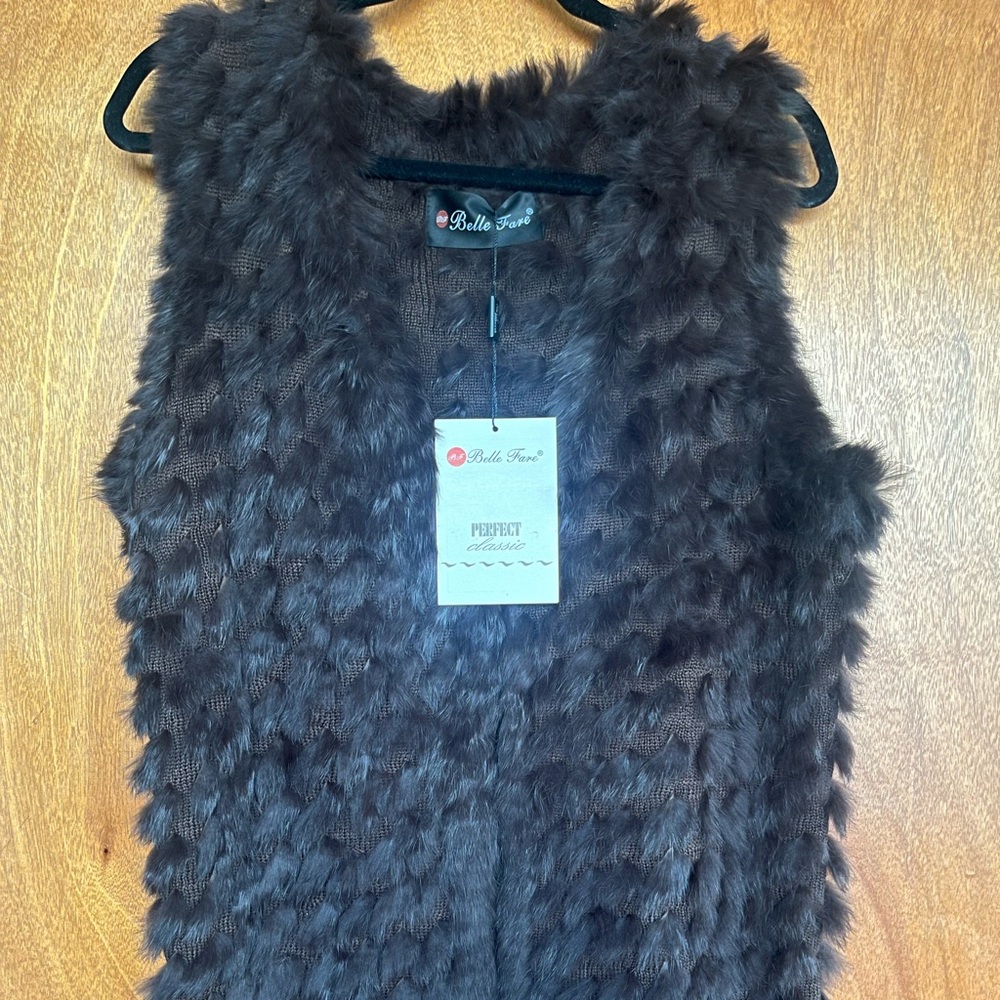 Rabbit Fur Vest